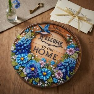 Floral Welcome Home Wall Art Decor
